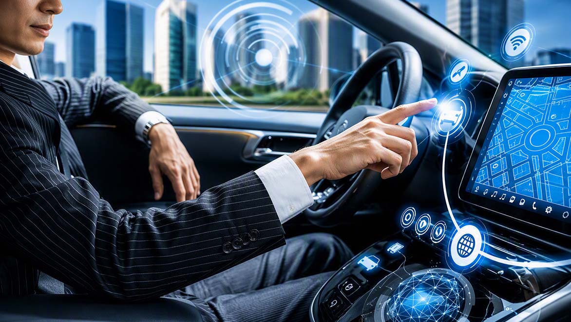 Connected vehicle with intelligent mobility technology